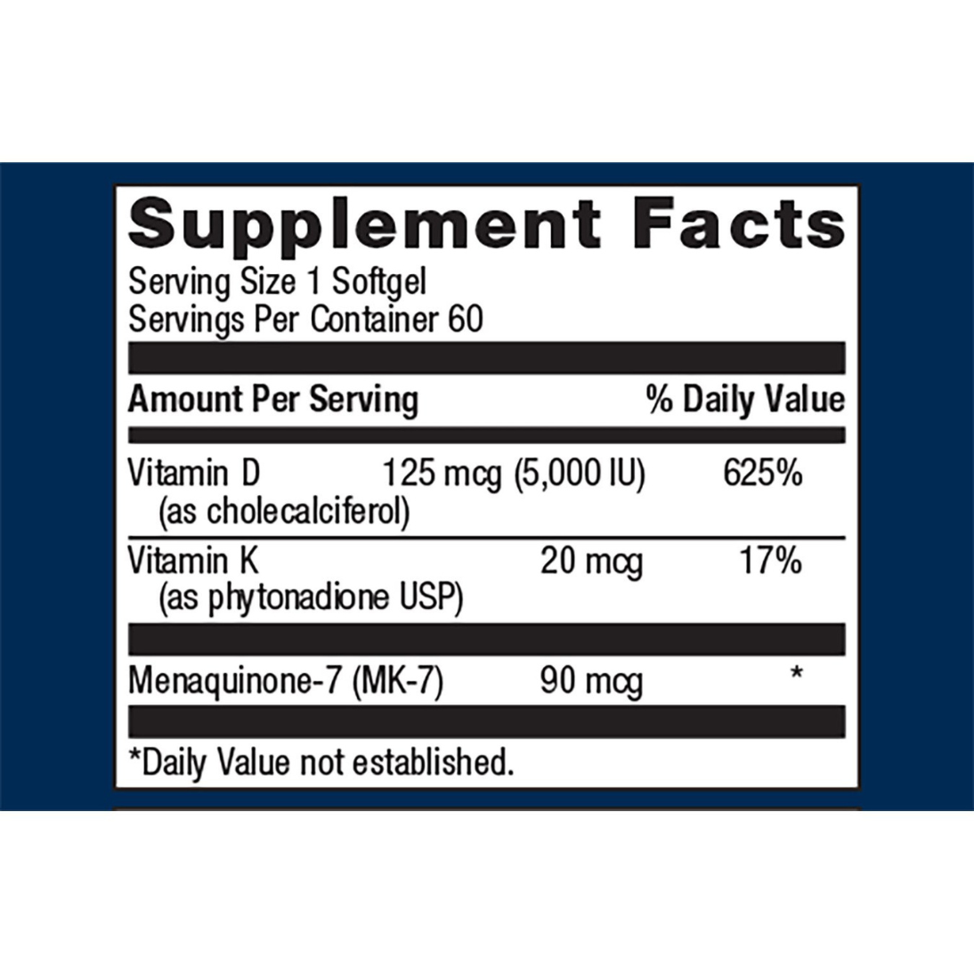 Vit D3 5,000+k