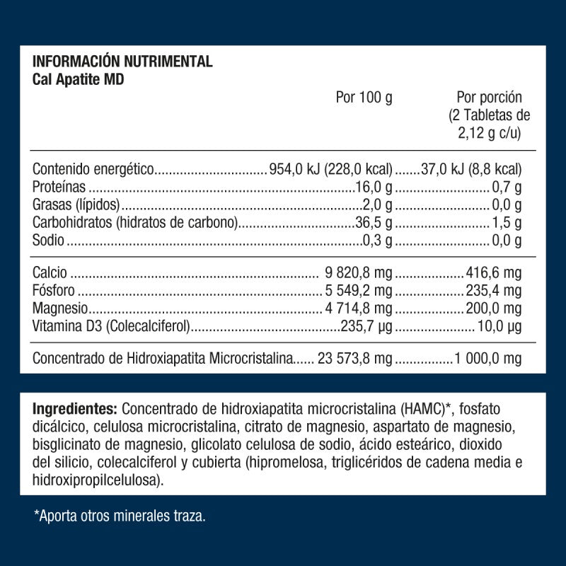 Cal Apatite MD (Huesos Fuertes)