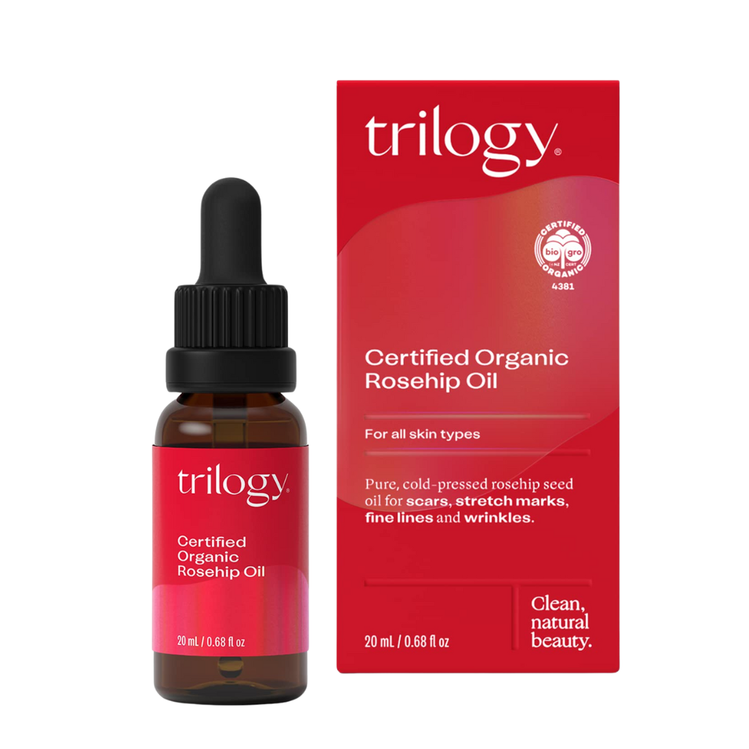 Aceite de Rosa Mosqueta Orgánico Certificado DE TRIOLOGY