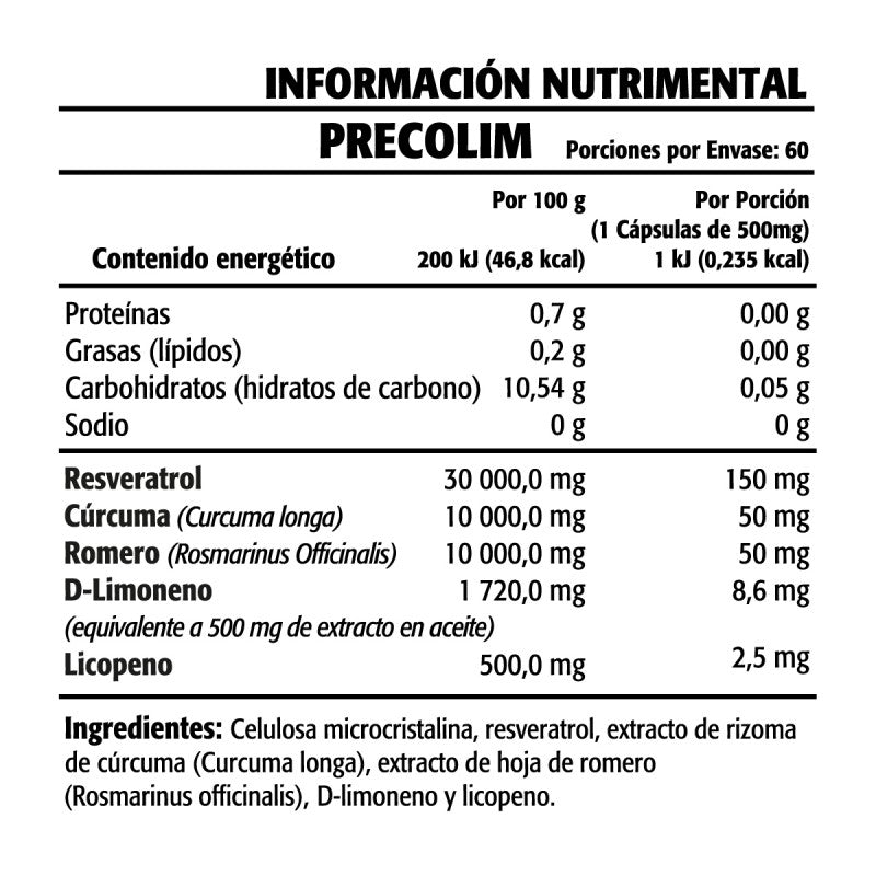 PRECOLIM - Antioxidante