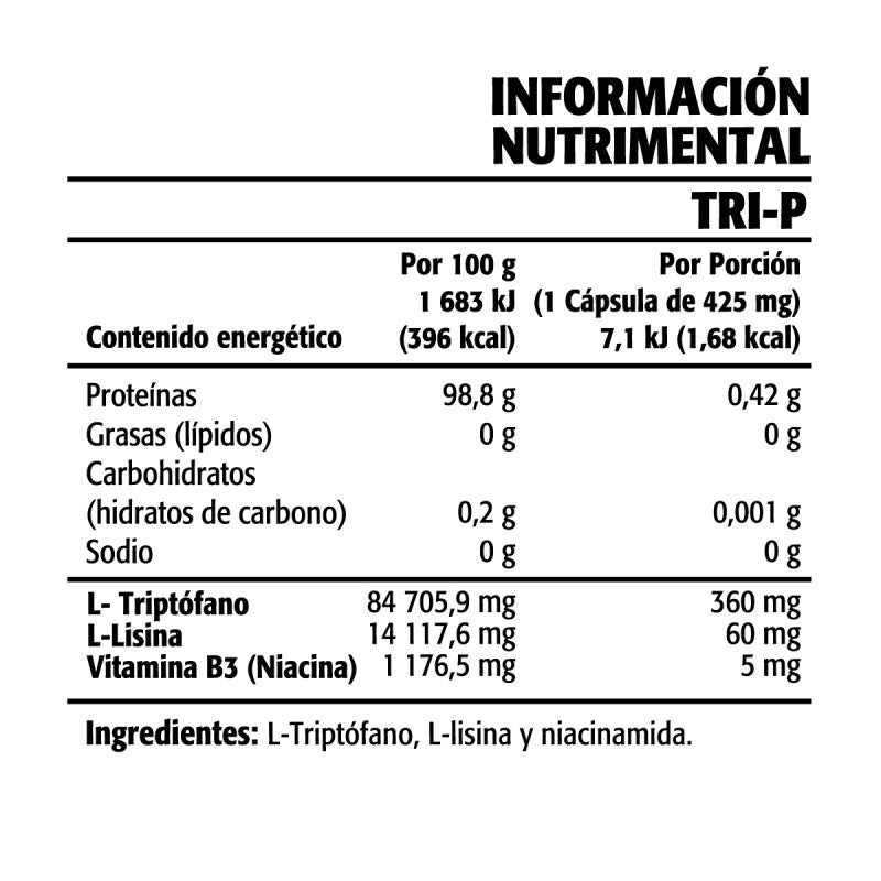 TRI-P (Serotonina y Regulador del Sueño)