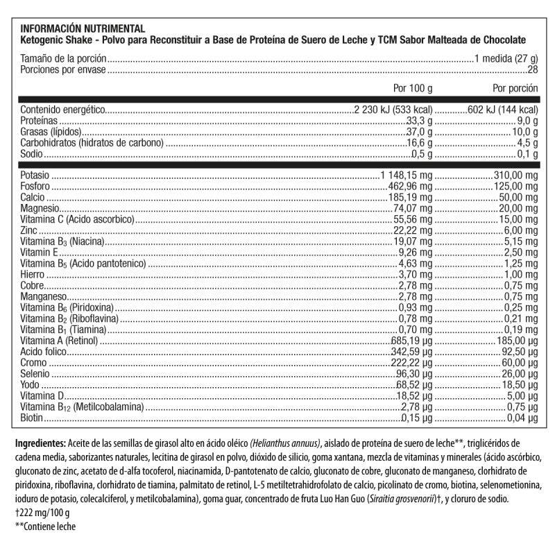 KETOGENIC SHAKE Chocolate