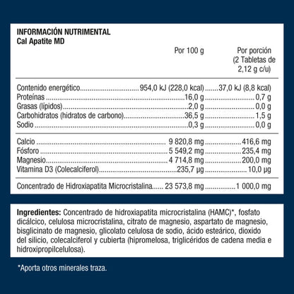 Cal Apatite MD (Huesos Fuertes)